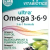 Ultra Omega 3-6-9 , 60 Capsules